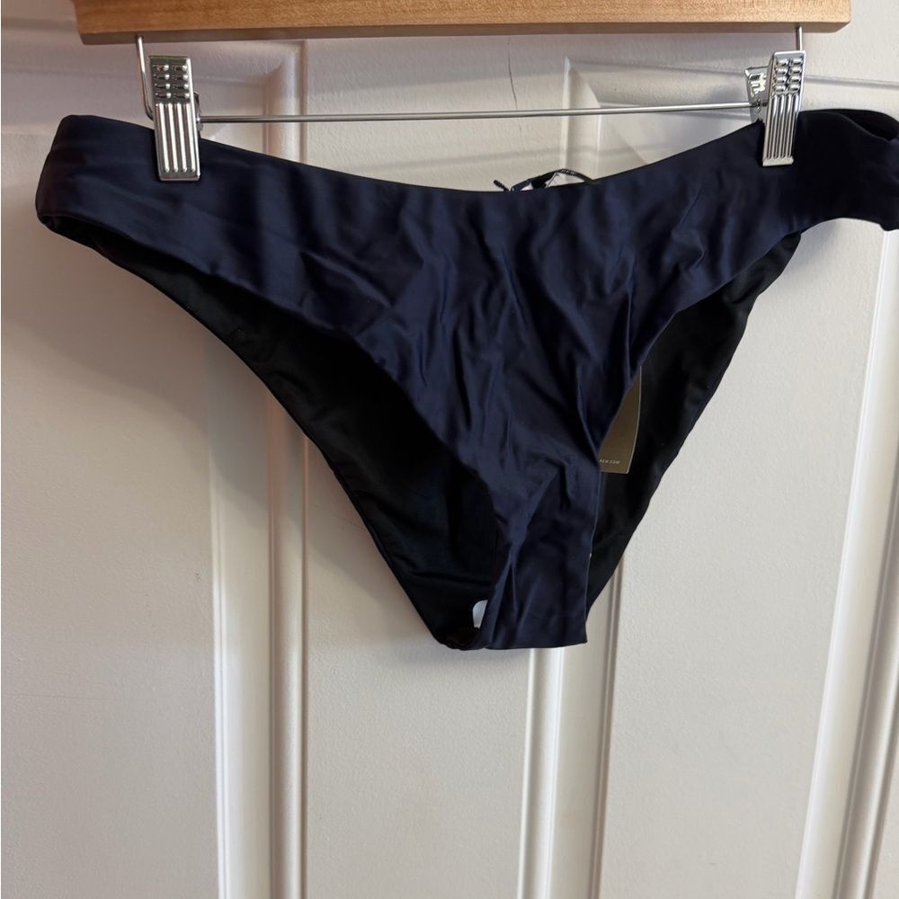 J.Crew Curved-waist cheeky bikini bottom NWT Size L